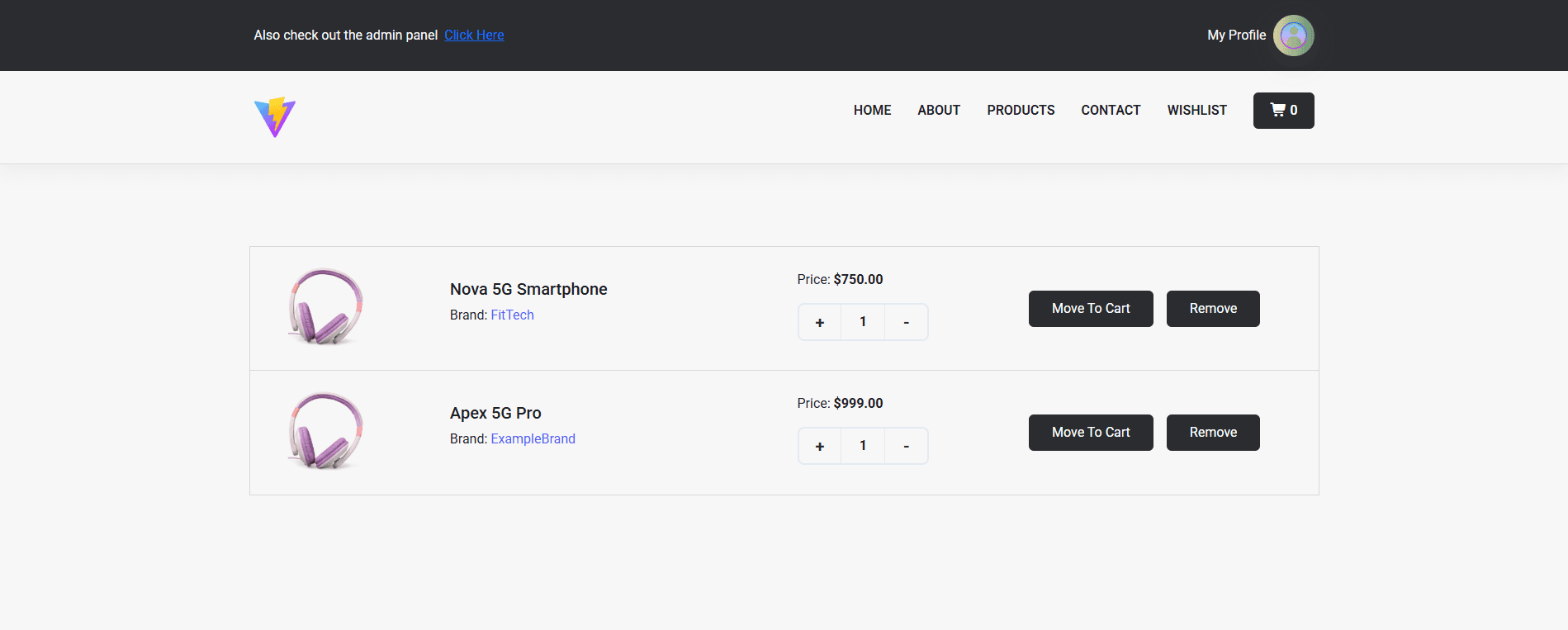 Ecommerce-Practice screenshot 4